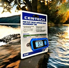 CEN-TECH 30 Amp Fuse Slot Circuit Amperage Draw Measurement Tool