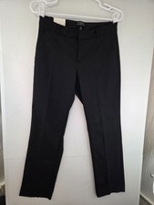 Banana Republic Ryan Black Mid Rise Straight Leg Ankle Pants sz 0 NWT 100