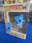 Funko Pop! Animation - Fairy Tail - Happy #69 w/ Fish Figure NIB w/ Protector
