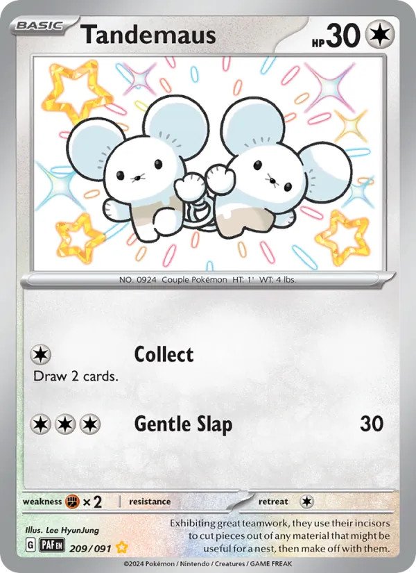 Tandemaus #209 Paldeas Schicksale Pokémon-Karte (Near Mint)