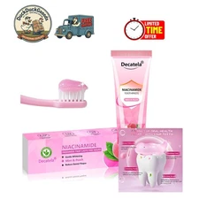 Gentle Fluoride-Free Whitening Toothpaste with Peach & Mint for Fresh Breath