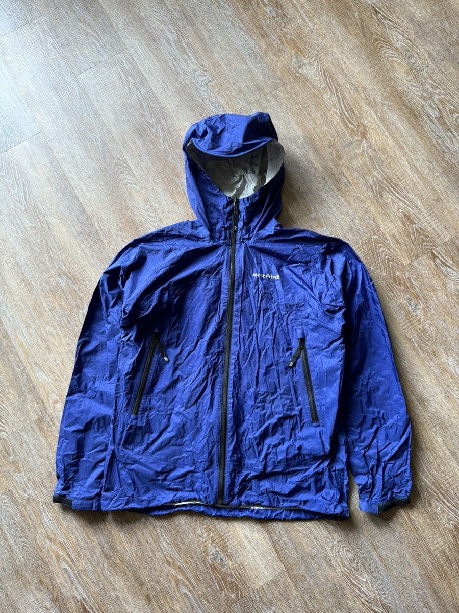 メンズ 00s montbell shell jacket y2k sky blue