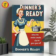 2D Flat, Hang 12in Tin Metal Signs rectangular aluminum decorative signs and pla