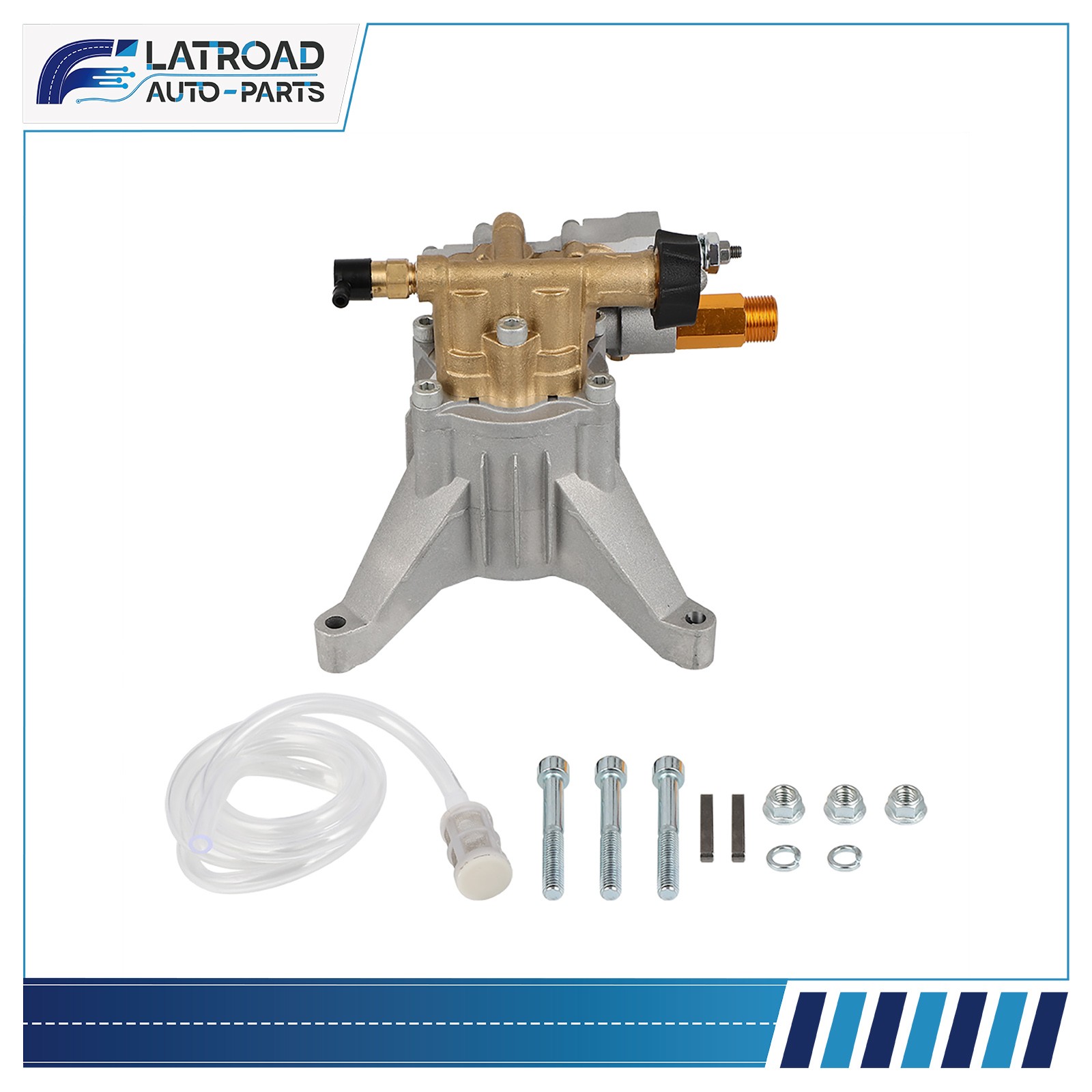 Shaft Vertical Pressure Washer Pump 7/8" 3200 PSI 2.5 GPM Fo