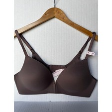 Victorias Secret Wireless Push-Up Bra Brown 38B V-Hardware 11251223 CC 75B7 NWT
