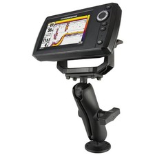 RAM MOUNTS Marine Electronics Mount with C Size 1.5" Ball, Drill-Down Mount S...
