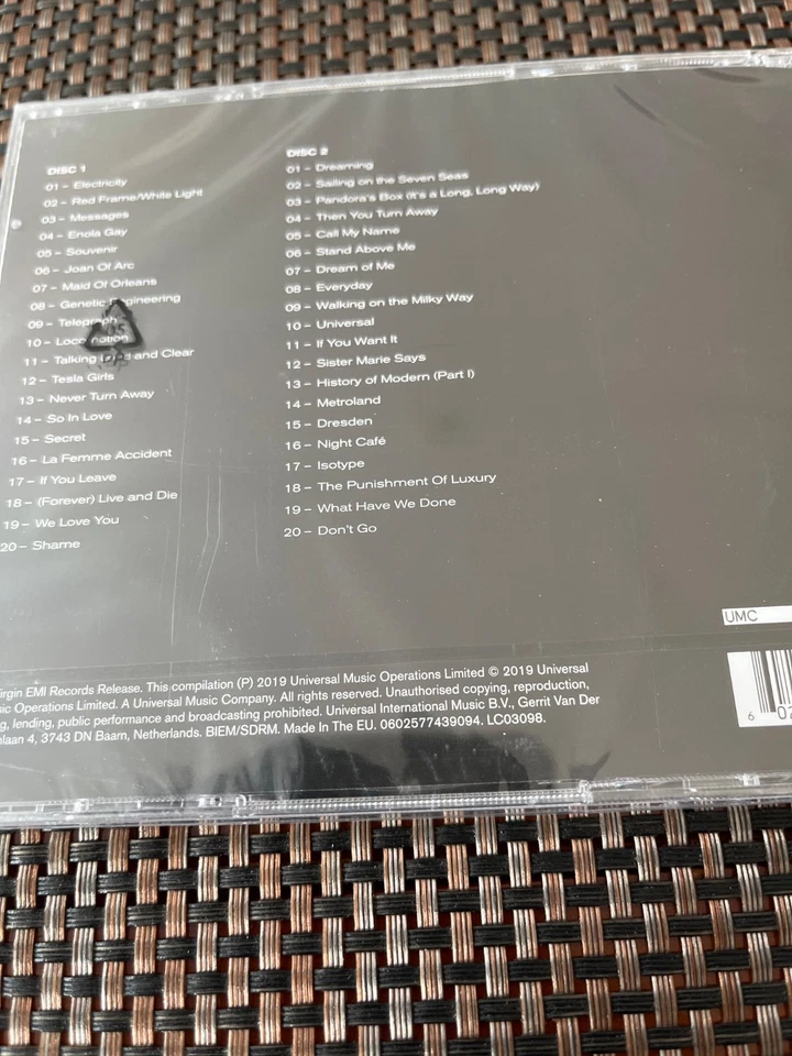 ORCHESTRAL MANOEUVRES IN THE DARK - SOUVENIR 2 CD NEU+OVP!!! - Bild 2 von 2