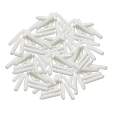 Dishwasher Rack Prong Repair Caps 100pcs Anti-Slip 1" Round Tips White