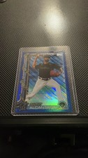 2025 Topps Sandy Alcantara #335 Silver Crackle Foilboard