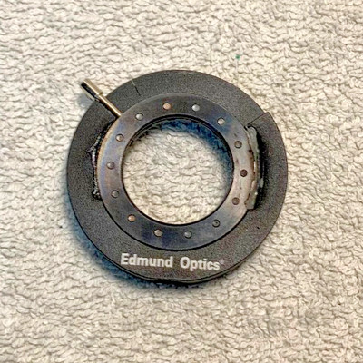 37mm Max. Aperture, Burnished Steel Leaves Iris Diaphragm