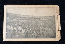 Very Rare 1907 NY Giants Foldout Baseball Postcard Christy Mathewson Polo Ground