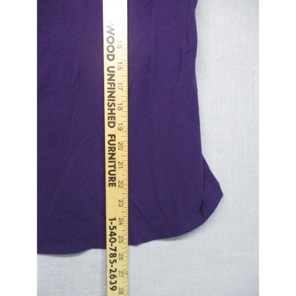 Top camisola informal con capas Lane Bryant púrpura femenino talla 14/16 Foto 4 de 4