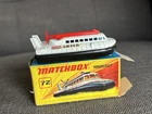 Vintage Lesney Matchbox No.72 Hovercraft Mint In Original Box