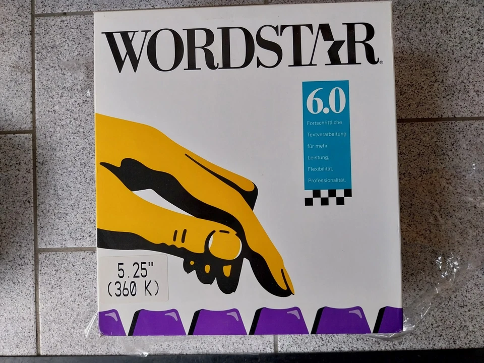 WordStar 6.0 Neu, Rarität Sammler