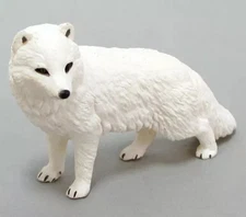 Mini Figure Arctic Fox "Capsule Q Museum WILD RUSH True World Animal History