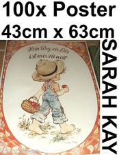 100x SARAH KAY POSTER 43cm x 63cm BILD KUNSTDRUCK DEKO NOSTALGIE SONDERPOSTEN