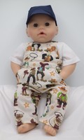 Dolls Dungarees,shirt&cap (boy).to Fit Doll 18in/46cm.annabel's George,baby Doll Dolls Dungarees,shirt&cap (boy).to Fit Doll 18in/46cm.annabel's George,baby Doll