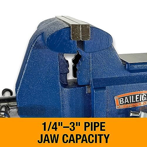 Industrial Bench Vise 61/2" Jaw Width 7" Max Opening bv - Picture 2 of 5