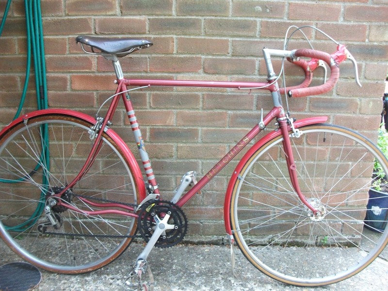 Hetchins Curly, 23 inch Experto Crede,cycle, c1950. rides extremely well, 15 grs