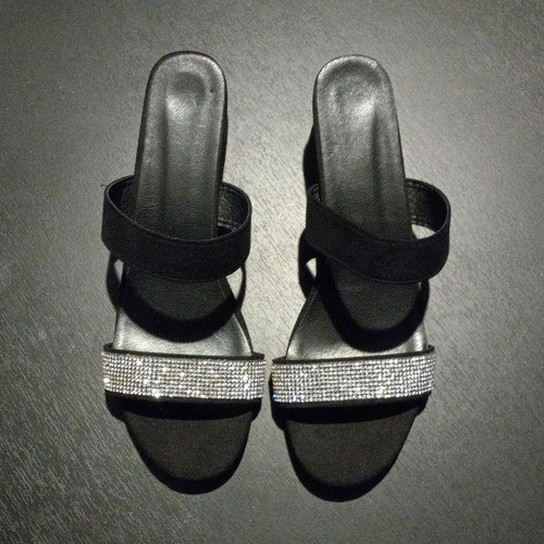 Sandali slip on mules con bling taglia 8/41 - Foto 1 di 4