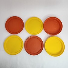 Tupperware Seal N Serve Bowls Vintage Orange ...