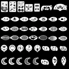 47 Pcs Face Paint Stencils Kits Reusable Facial Painting Stencils for kids Party