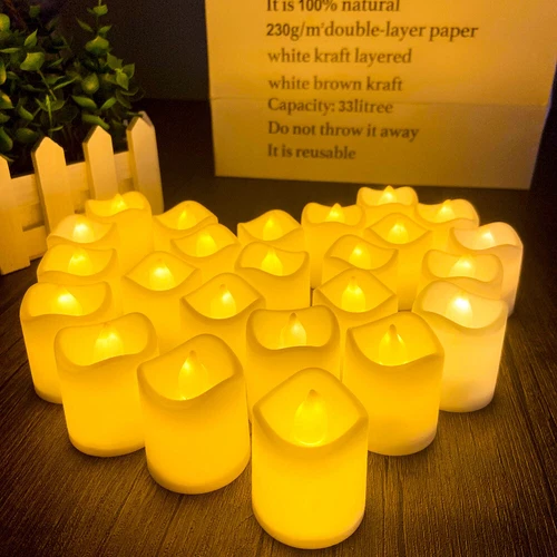 US Flameless Pillar Candle Flickering Moving Wick LED Candles Remote Ivory US - Picture 2 of 15