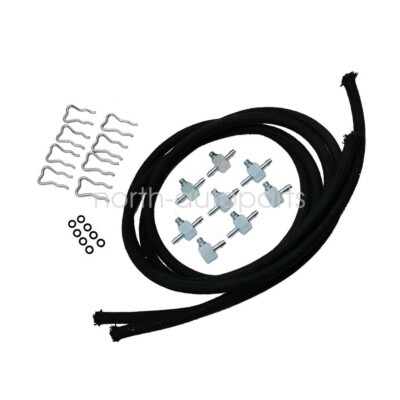 Fuel Injector Return Rail Kit W/Fittings Clamps Fits Duramax Diesel LMM LBZ LLY Fuel Injector Return Rail Kit W/Fittings Clamps Fits Duramax Diesel LMM LBZ LLY