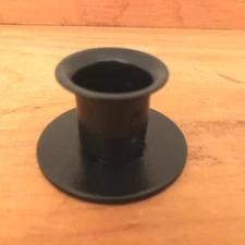 Black Metal Round Candle Holders Perfect for Windowsills