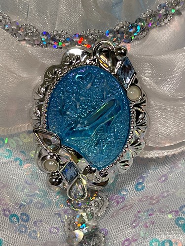 Disney Princess Cinderella Light Blue Costume Girl's Sz 3 - Picture 5 of 11