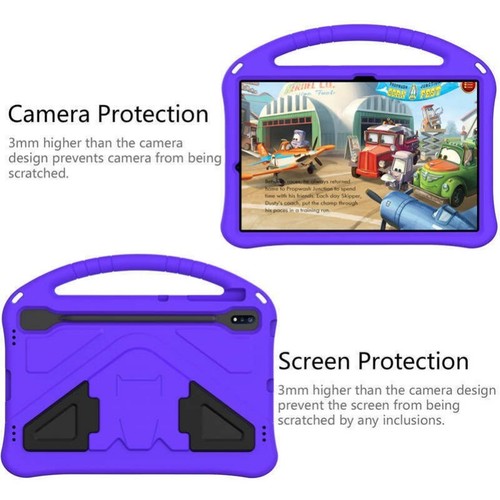 For Samsung Galaxy Tab S7 S8 plus 12.4" Case Kids Shockproof EVA Stand Cover - Picture 44 of 49