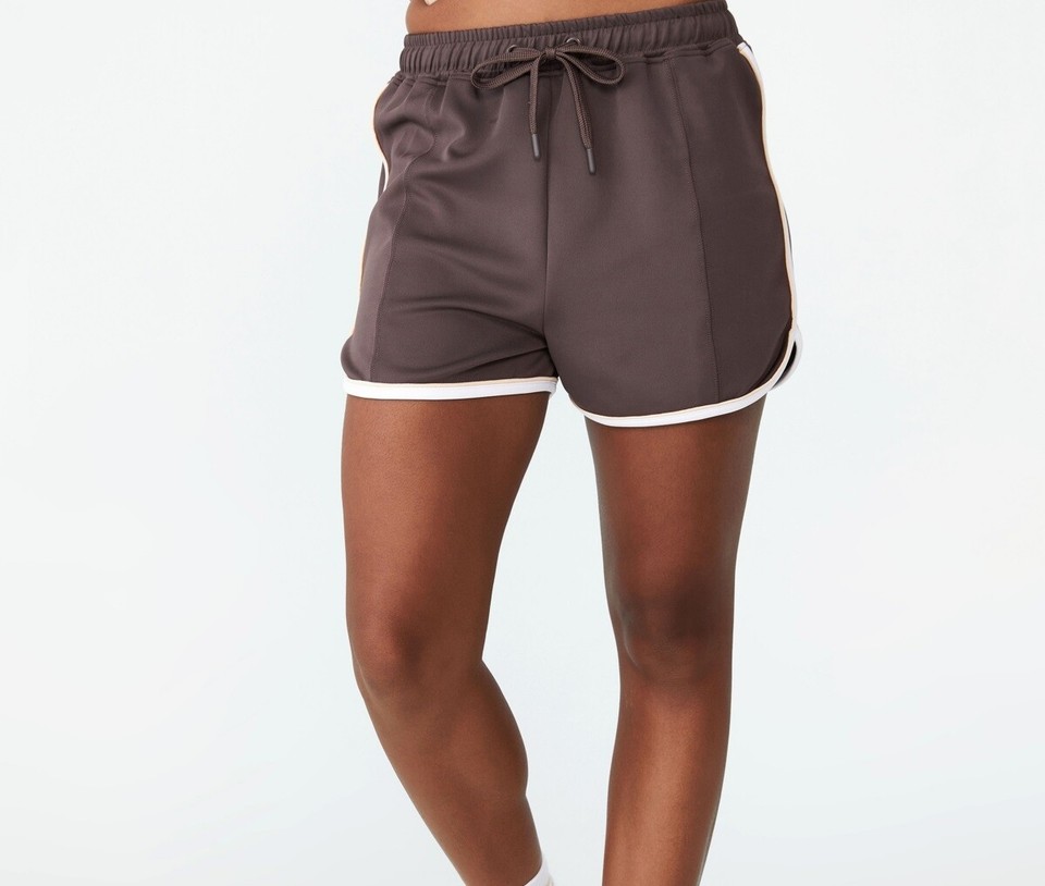 COTTON ON Women's Retro Gym Shorts Brown Size XSmall eBay