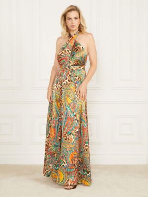 chinese dress ladies Marciano Women's Dress Livvie Maxi Dress 4ggk64 6262Z A73D Verde