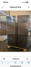 Commercial Refrigerator, ICECASA 48" 2 Door Commercial Reach-In Cooler Open Box
