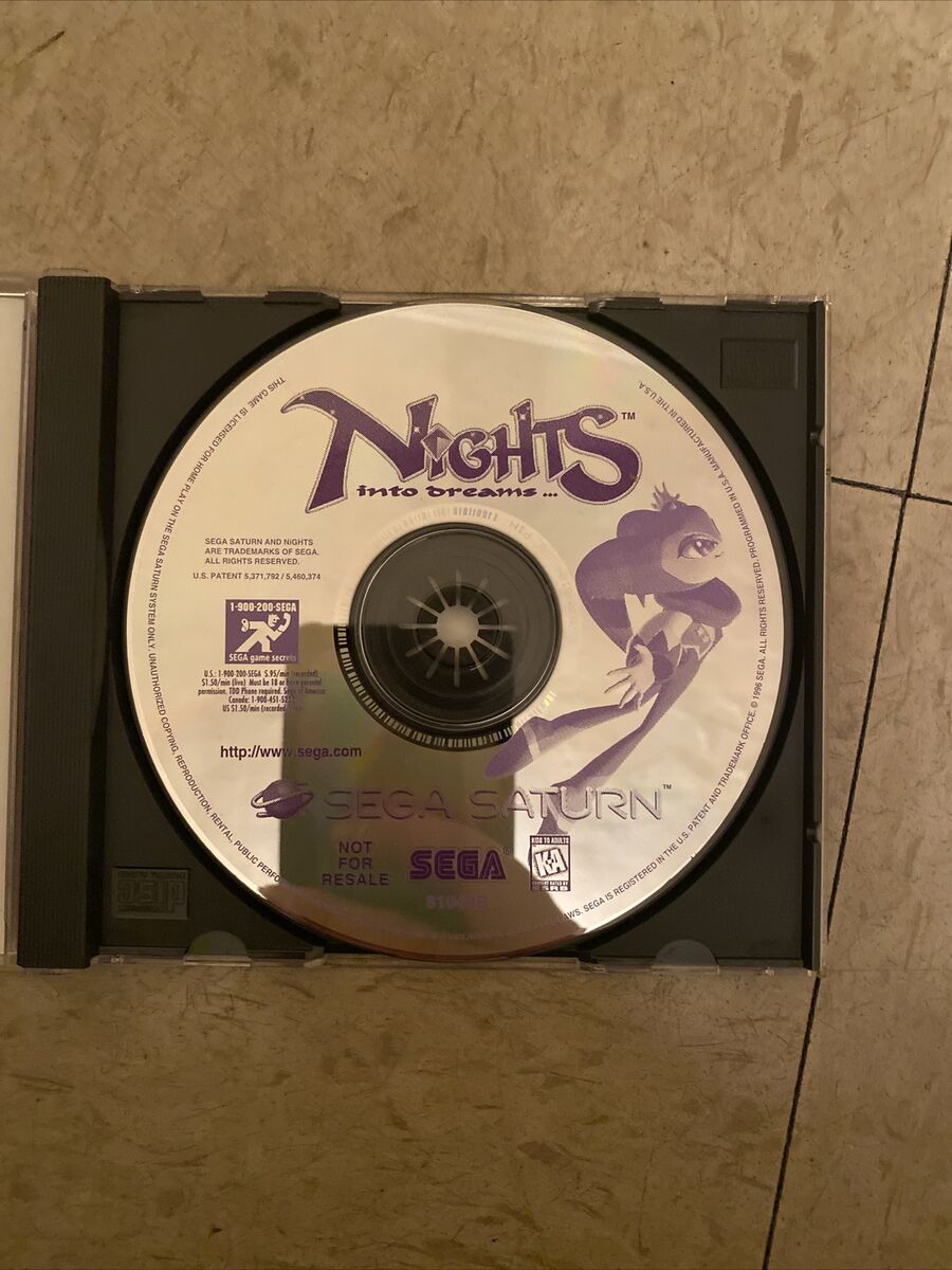 Nights into Dreams set w/ 3D Controller Sega Saturn Big Box Nights into Dreams set w/ 3D Controller Sega Saturn Big Box