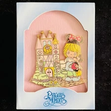 Jumbo LE 250 It's A Small World Precious Moments Mickey Mouse Kid Box Disney Pin