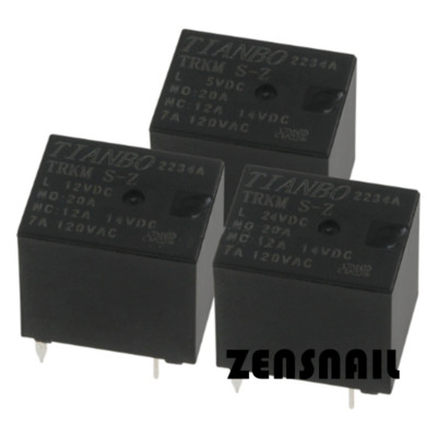 2PCS TRKM-S-Z-L-12VDC RELAY 12VDC 20A 5PINS NEW