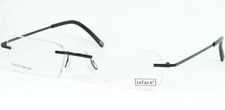 Inface Danish Design if8600D-384 BLACK EYEGLASSES RIMLESS GLASSES 53-17-140mm