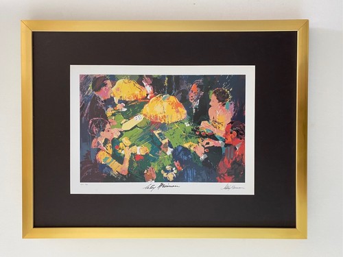 LEROY NEIMAN +  SKETCHBOOK PARIS + CIRCA 1970'S + SIGNED PRINT FRAMED