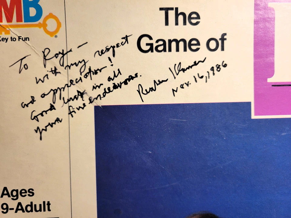 Firmado Edición Coleccionista: Juego de la Vida - Firmado por Reuben Kramer - Inventor Foto 2 de 4