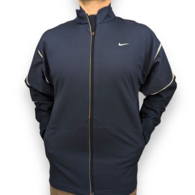 Nike Sphere React Vintage Navy Full-Zip Track Jacket Men Nike Sphere React Vintage Navy Full-Zip Track Jacket Men
