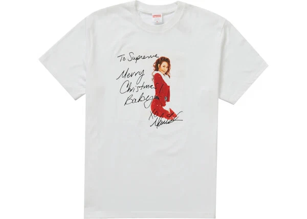 Taille L   Tee shirt blanc Supreme Mariah Carey 