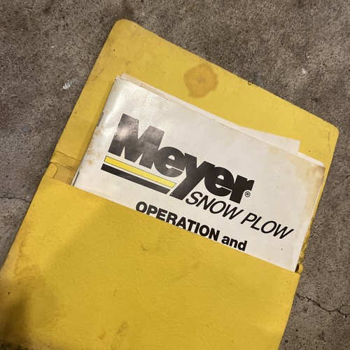 Meyer Snow Plow Operation And Maintenance E-47 E-46 Papers F150 Bronco 84 To 89 - Picture 15 of 18