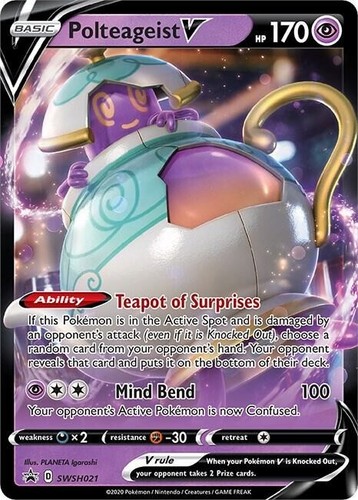 Pokemon SWSH PROMO V Cards - Choose Your Card - Ultra Rare, Full Art Holo NM - Picture 68 of 93