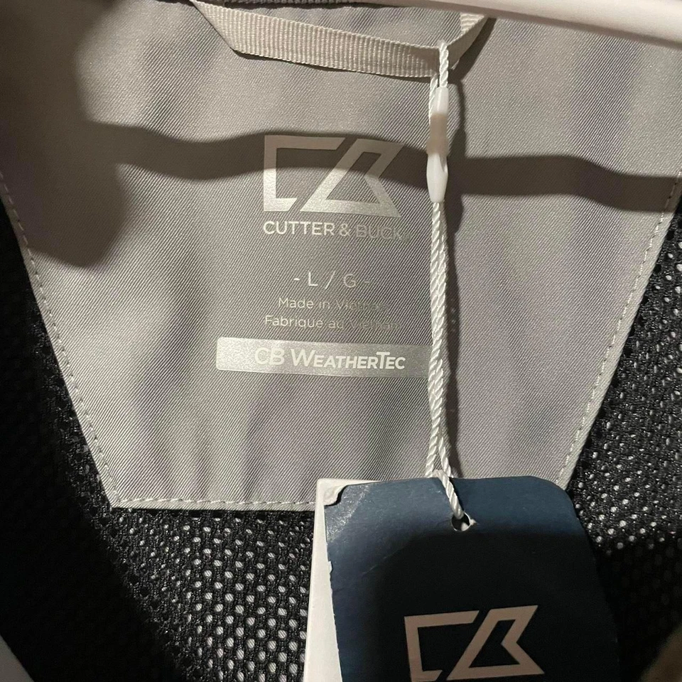 Chaleco cortavientos gris Cutter & Buck #rompevientos Foto 3 de 3