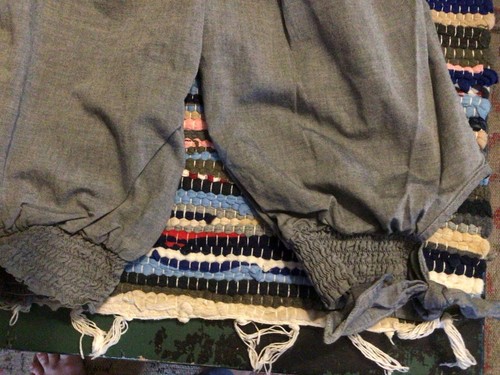 Paper Wings Girls Grey Harem Pants with Drawstring Size 5 - Picture 11 of 12