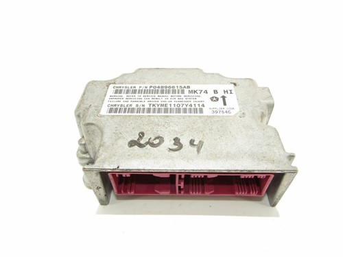 JEEP PATRIOT MK74 2007 Airbag Computer ECU Module Airbag Steuergerät P04896615AB