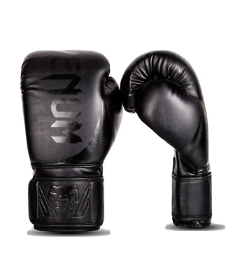 Venum Challenger Boxing Gloves, Black - 12.oz