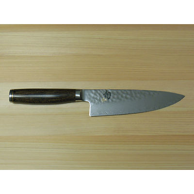 New Shun Premier 6'' Chef Knife TDM0723 TDM 0723 Kai Japan VG10 Tsuchime Damascus