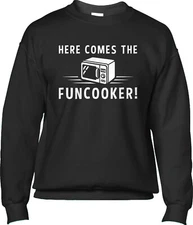 Funcooker TV Show NYC Parody Satire Meme Funny Humor Joke Mens Sweatshirt